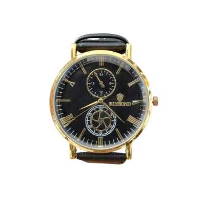 Picture of Stainless Steel Quartz Watch For Men - Watch For Men - Black