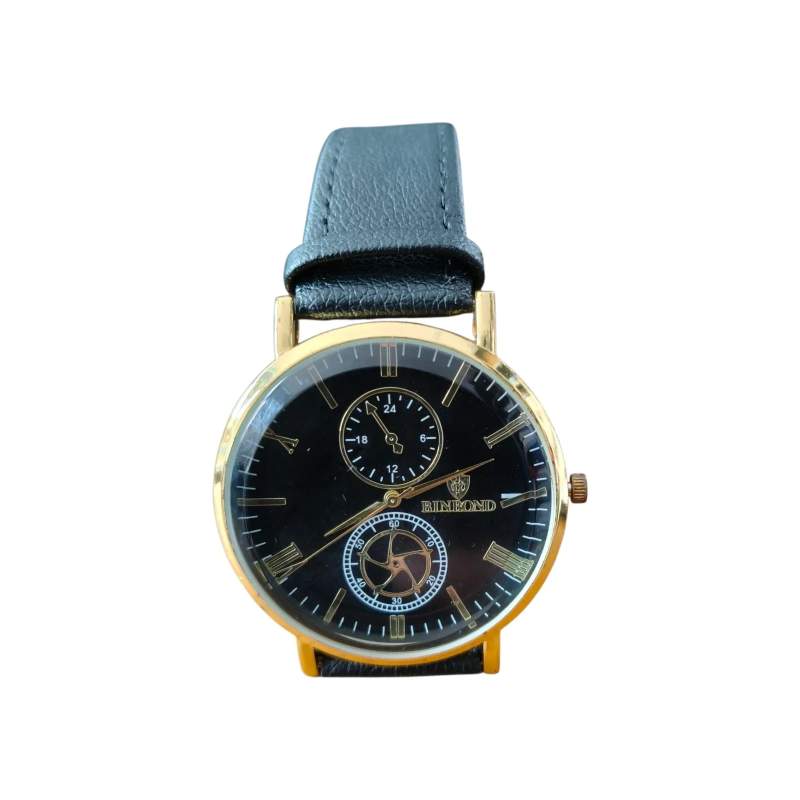Picture of Stainless Steel Quartz Watch For Men - Watch For Men - Black