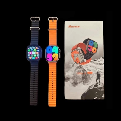 Picture of Smartwatch Ultra 9 Plus Serie 9, 49mm, Monitoramento De Saude, Assistente De Voz, Prata - Multicolor