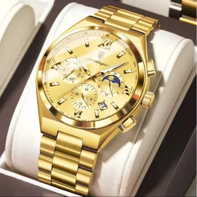 Picture of Poedagar 688 Luxury Men's Watch - Gold