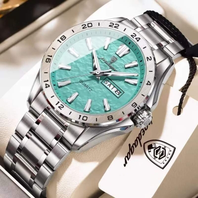 Picture of Men’s Luxury Quartz Watch Stainless Steel Strap with Date Display – Premium Stylish Design - Multicolor
