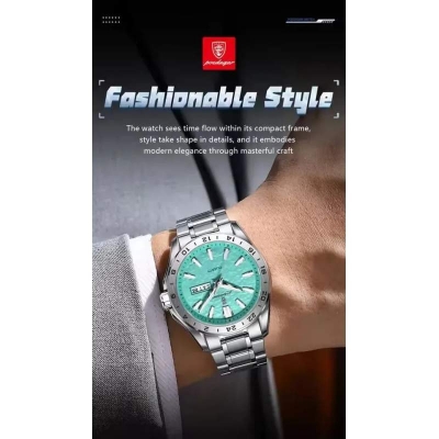 Picture of Men’s Luxury Quartz Watch Stainless Steel Strap with Date Display – Premium Stylish Design - Multicolor