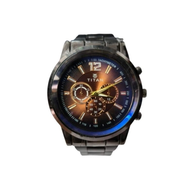 Picture of Watches for Men Stainless Steel Watch Luxury Watch - Black