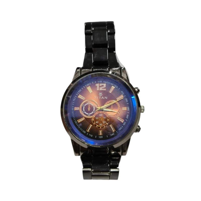 Picture of Watches for Men Stainless Steel Watch Luxury Watch - Black