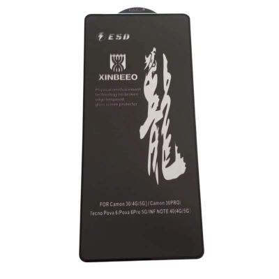 Picture of rainboo glass protector FOR model Camon 30(4G/5G)/Camon 30PRO/Tecno Pova 6/Pova 6Pro 5G/INF NOTE 40(4G/5G) - Black