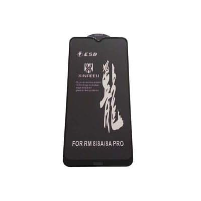Picture of rainboo glass protector FOR Xiaomi Redmi 8, 8A, and 8A Pro - Black