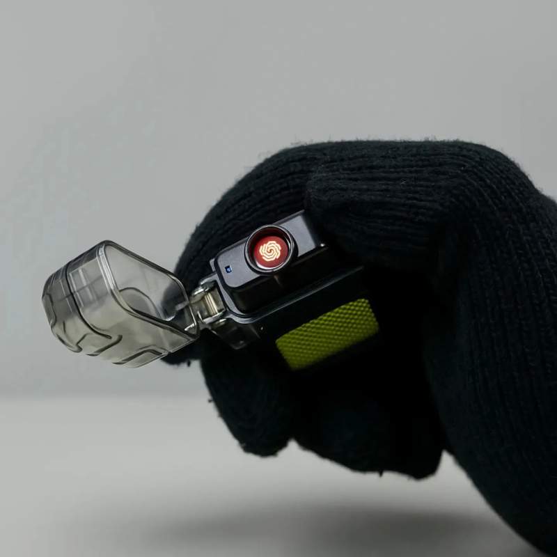 Picture of Rechargeable multifunctional keychain light, electric wire lighter, portable light, windproof lighter