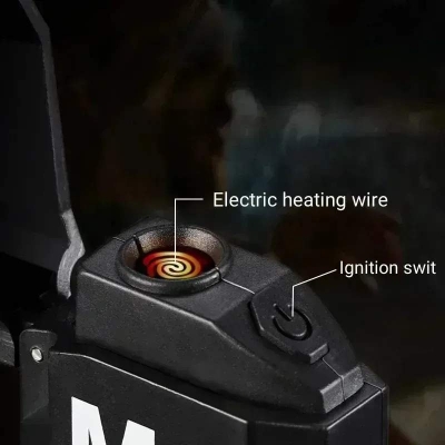 Picture of Rechargeable multifunctional keychain light, electric wire lighter, portable light, windproof lighter