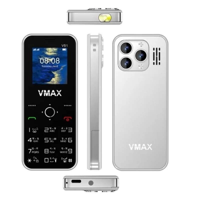 Picture of Vmax V51 Mini Card Phone - White