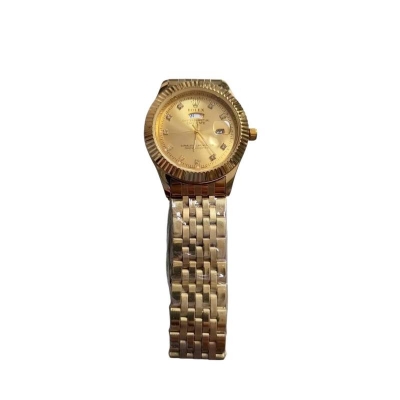 Picture of Rolax Luxury Stainless steel Wrist Watch For Man - Waterproof Men Watch Quartz - Stainless Steel Men's Watch - Stainless steel Watch . - Gold