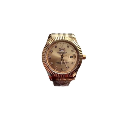 Picture of Rolax Luxury Stainless steel Wrist Watch For Man - Waterproof Men Watch Quartz - Stainless Steel Men's Watch - Stainless steel Watch . - Gold