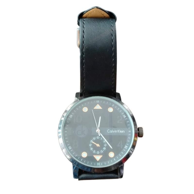 Picture of Stainless Steel Quartz Watch For Men - Watch For Men - Black