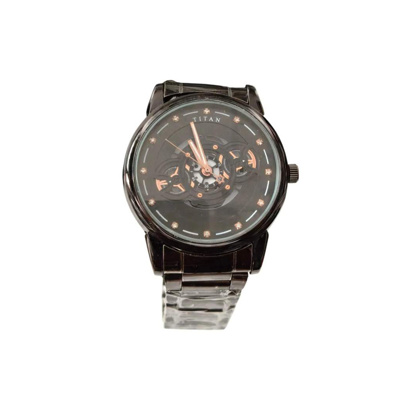 Picture of Watches for Men Stainless Steel Watch Luxury Watch - Black
