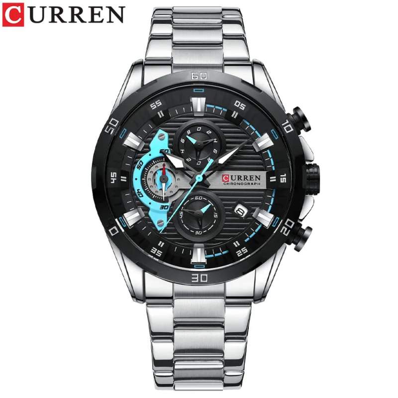 Picture of CURREN 8402 Wristwatch Stainless Steel Chonograph Watch - Black