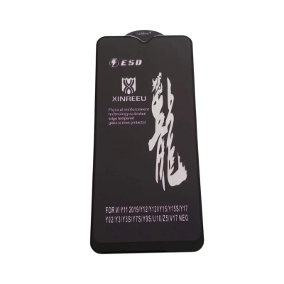 Picture of rainboo glass protector FOR ViVo VI Y11 2019/Y12/Y121/Y15/Y15S/Y17 Y02/Y3/Y3S/Y7S/Y9S/U10/Z5/V17 NEO - Black