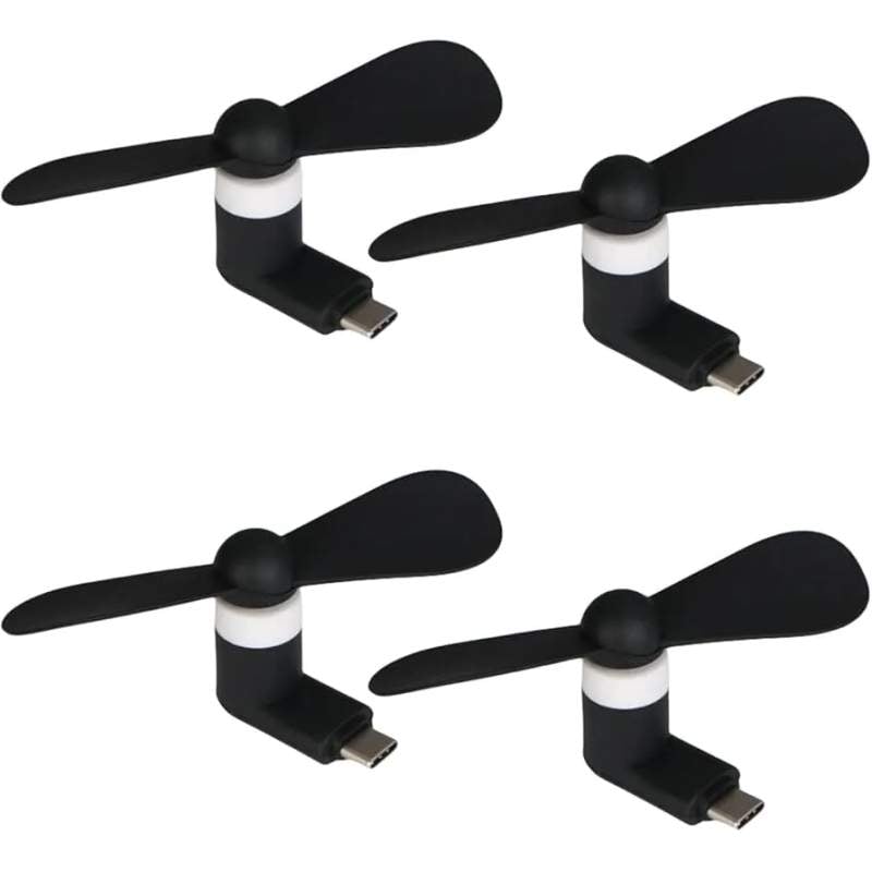 Picture of Type C Mini USB Phone Fan for Mobile phone - Black
