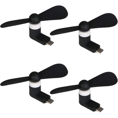 Picture of Type C Mini USB Phone Fan for Mobile phone - Black