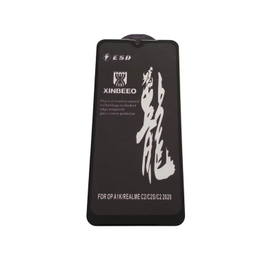 Picture of rainboo glass protector FOR Oppo A1K/REALME C2/C2S/C2 2020 - Black