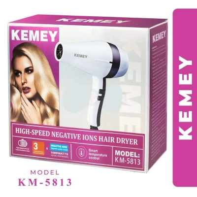 Picture of kemey km 5813 Professional Hair Dryer - Multicolor