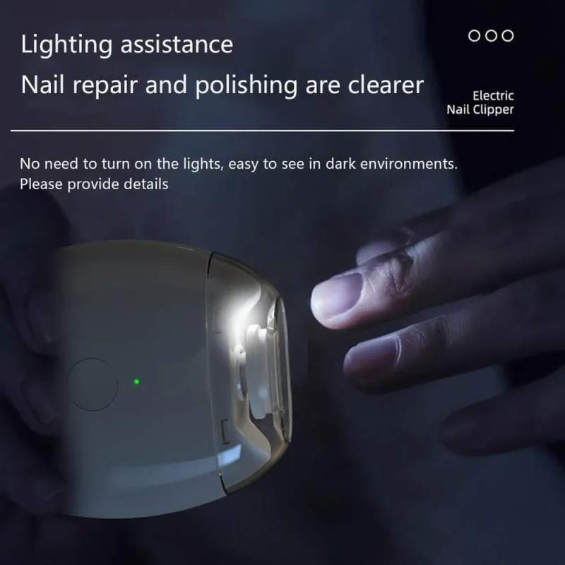 Picture of Electric Automatic Nail Clipper - White