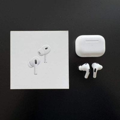 Picture of AirPods Pro 2nd genaration Pop Up MADE IN DUBAI Bluetooth Earbuds - White