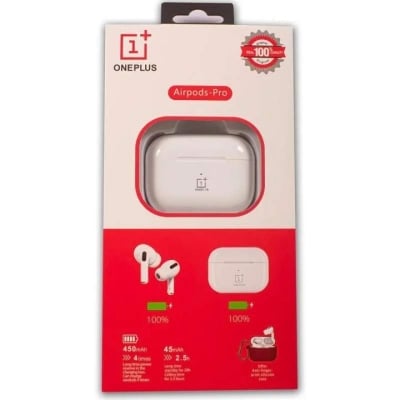 Picture of OnePlus 1+ TWS Earbuds Pro Bluetooth Headphone High Quality TWS 1+ Bluetooth Earbuds - White