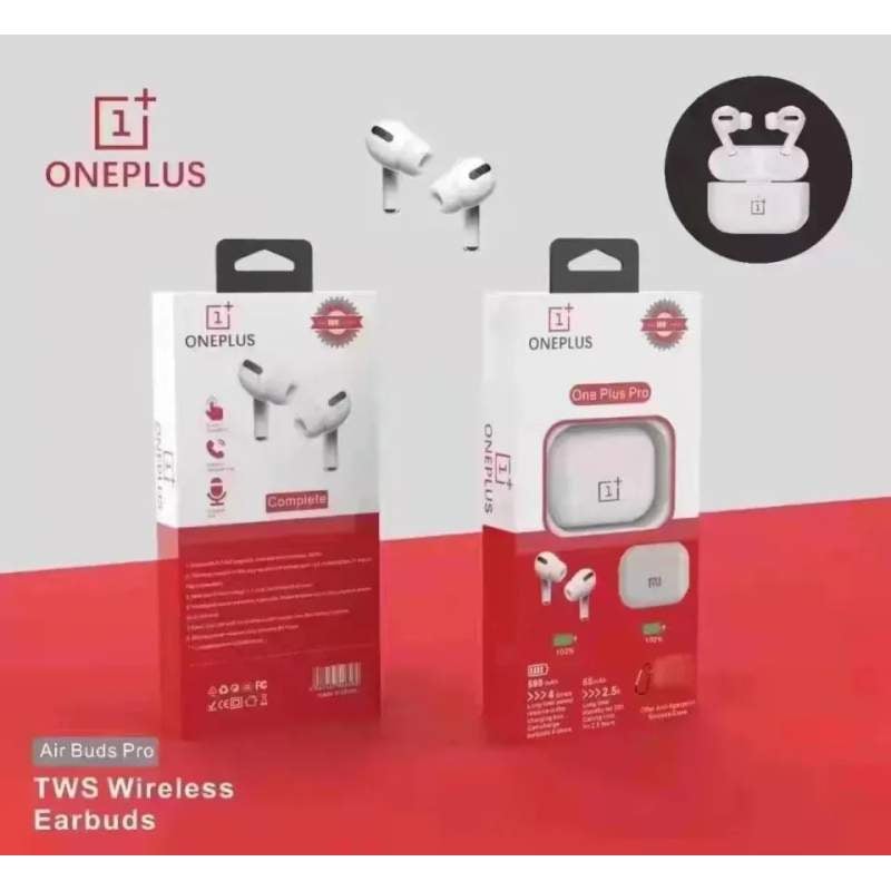 Picture of OnePlus 1+ TWS Earbuds Pro Bluetooth Headphone High Quality TWS 1+ Bluetooth Earbuds - White