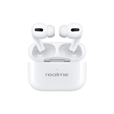 Picture of Realme Airpods Pro_ 100% Original Wireless Bluetooth Earbuds Headset With Mic and Silicon Case Free- Gadget House - White