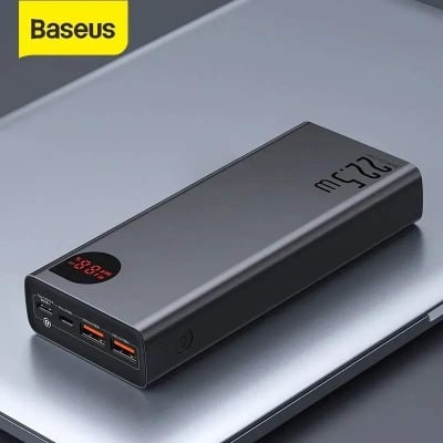 Picture of Baseus Adaman Metal Digital Display Quick Charge Power Bank 22.5W 20000mAh - Black