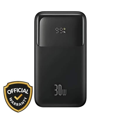 Picture of Baseus Comet Series 10000mAh 30W Power Bank with Built-in Cables (PPMD20C)-Chinese Variant - Black