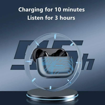 Picture of Awei T29 Pro True Wireless Games Earbuds With Dynamic Color Changing Charging Case - Multicolor
