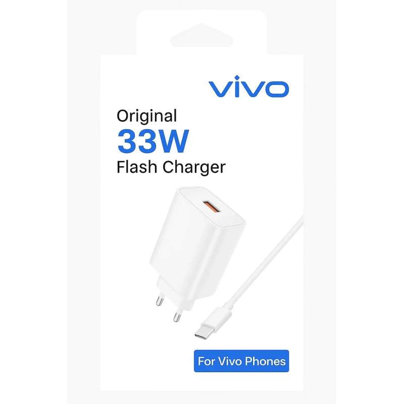 Picture of 45 W Type C Fast Charger Original premium quality for vivo/Samsung /oneplus