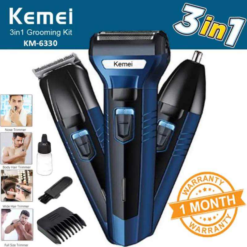 Picture of Kemei km-6330 (1 in 3) hair beard saving man womens trimmer