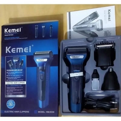 Picture of Kemei km-6330 (1 in 3) hair beard saving man womens trimmer