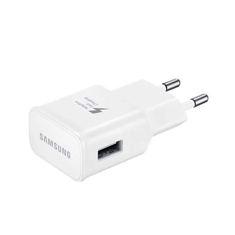 Picture of Original Charger for EP-TA200 for Samsung Galaxy A16 A15 A14 A13 A53 A52s A54 A55 A42 A34 A33 A71 A72 M53 M23 M13 S8+ S9Plus S10 S10e No Charging Cables Included) with cloth Cleaning Shlok - Black