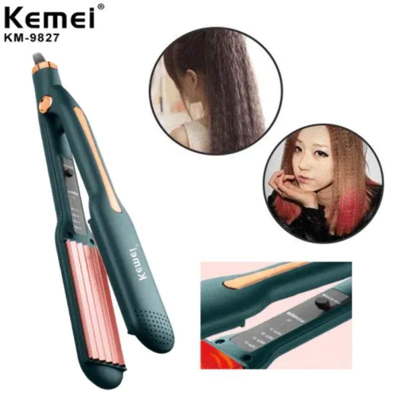 Picture of Kemei KM-9827 Hair Straightener - Black