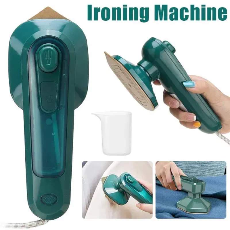 Picture of High-Quality Mini Electric Handheld Steamer Iron - Compact and Efficient Wrinkle Remover - Green