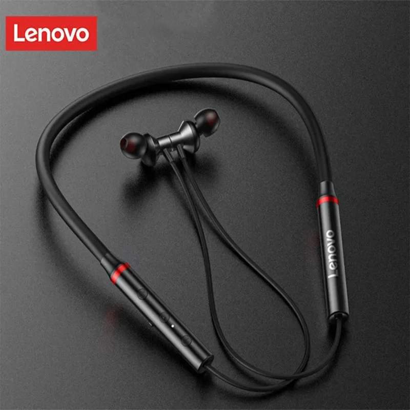 Picture of enovo HE05X BLluetooth 5.0 Earphones Waterproof Wireless HIFI Sound Magnetic Neckband Headset Sports Headphones - Black