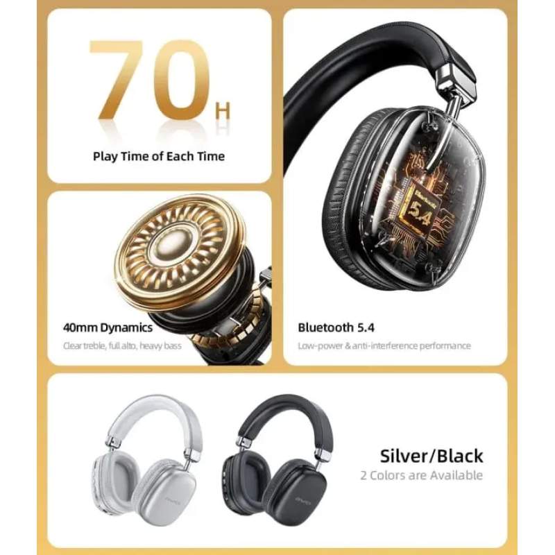 Picture of Awei AT8 Bluetooth wireless headphone - Multicolor