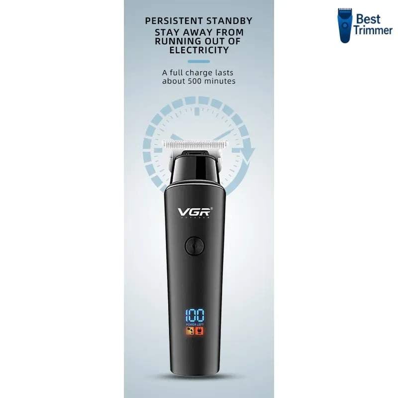 Picture of VGR V-937 Professional Rechargeable Electric Hair Trimmer With Metal Blade