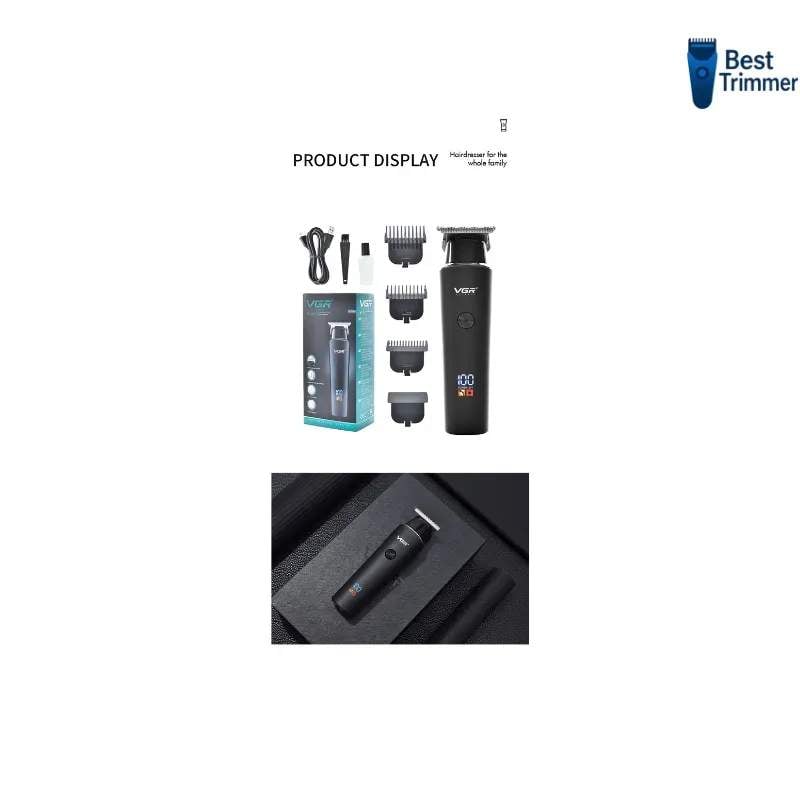 Picture of VGR V-937 Professional Rechargeable Electric Hair Trimmer With Metal Blade