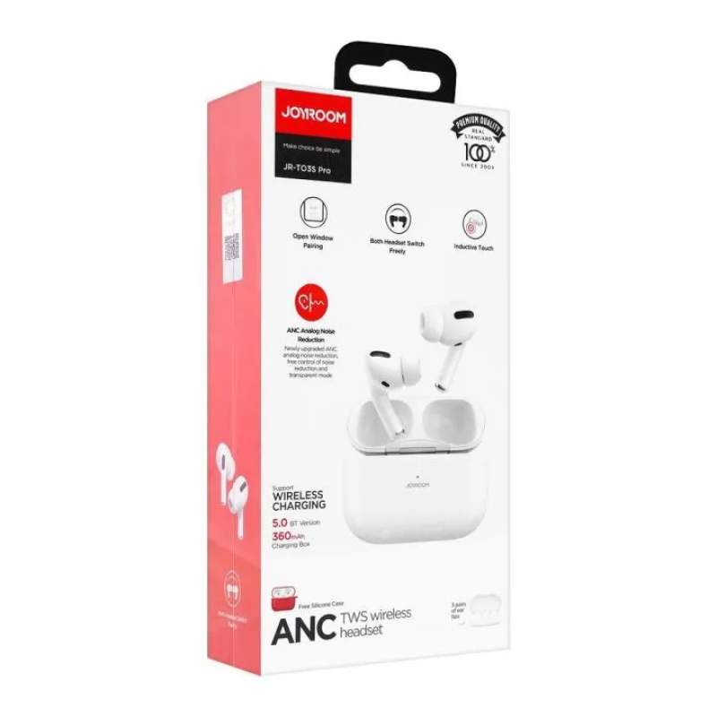 Picture of Joyroom T03s PRO ANC Noise Cancellation Bluetooth Earbuds - White