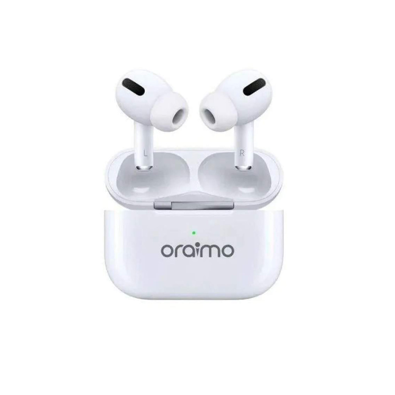 Picture of Oraimo airpods Pro Wireless Earbuds TWS Wireless Bluetooth 5.0 Earphones-white - White