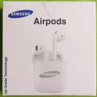 Picture of FREE Shipping+ COD new Samsung color I12 TWS Bluetooth earphones wireless earplugs frosted feel TWS stereo touch control - White