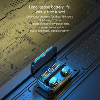Picture of M27 TWS Wireless Earphones Bluetooth - Black