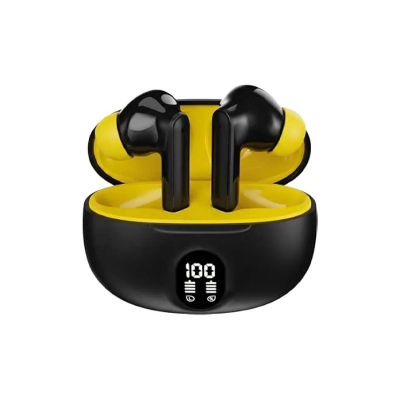 Picture of Stereo True Wireless Earphones – Smart Sports Headphones with ENC Noise Reduction, LED Digital Display, Fast Charging, High‑Quality Bass & Touch Control - Black