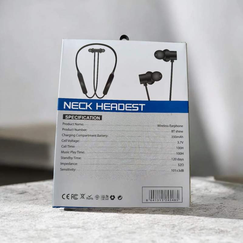 Picture of NECK HEADEST 120H WIRELESS EARPHONE - Black