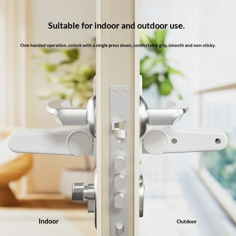 Picture of Child Safety Door Handle Lock Baby Proof Door Handle Cover, Pet Room Door Handle Protector Easy to Install Use for Home Security