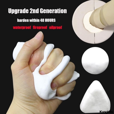 Picture of Waterproof Sealant Air conditioning Hole Wall Hole Strong Super Glue Hole Repair Rubber Drywall Repair Kit for Pipe Connection - Putty 30g 3 pack