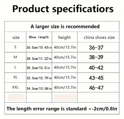 Picture of Rain Boot Shoe Cover Black Waterproof with Reflector High Top Clear Shoes Dust Covers for Motorcycle Bike Rain Cover Men Women
